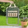 Nature Spring Garden Tool Set, Folding Stool 250 lb Capacity, Detachable 7 Pocket Bag & 5 Gardening Tools 246155ZNJ